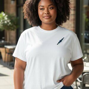 Vintage Aqua Blue Rhinestone Brooch Pin